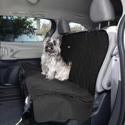 DGS Dirty Dog Car Seat Cover 3-in-1 Cover & Hammock SVART